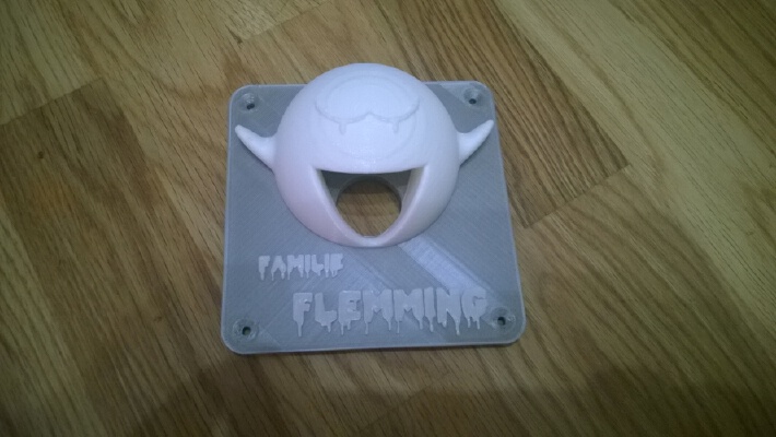 BOO! lid for door bell | 3d print model