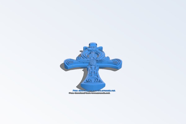 Cross necklace pattern | 3d print model