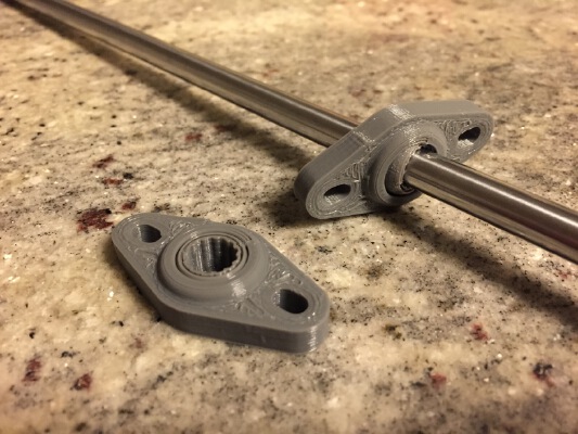 Self-Aligning PLA Linear Bearings | 3d print model