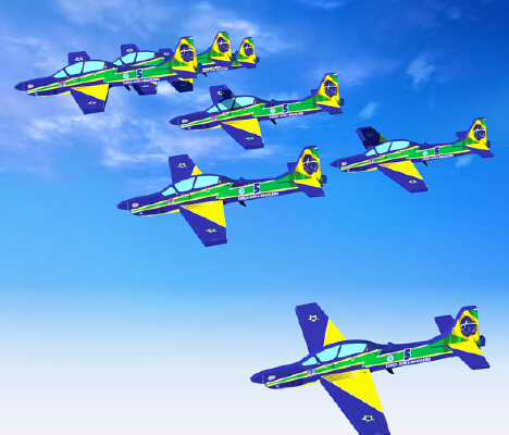 Brazilian Air Demonstration Squadron - EDA - A29 | 3d print model