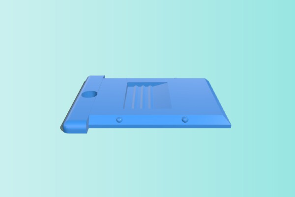 Lid for SD Card Case by FollyMaker | 3d print model