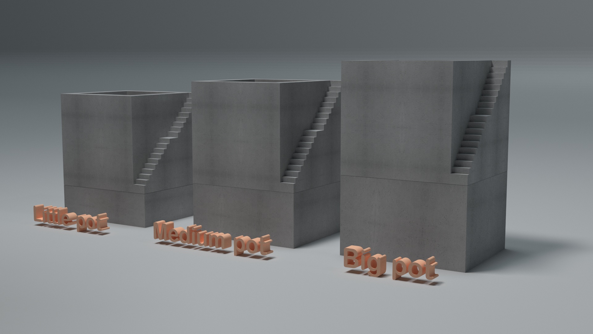Inca capillarity plant pot