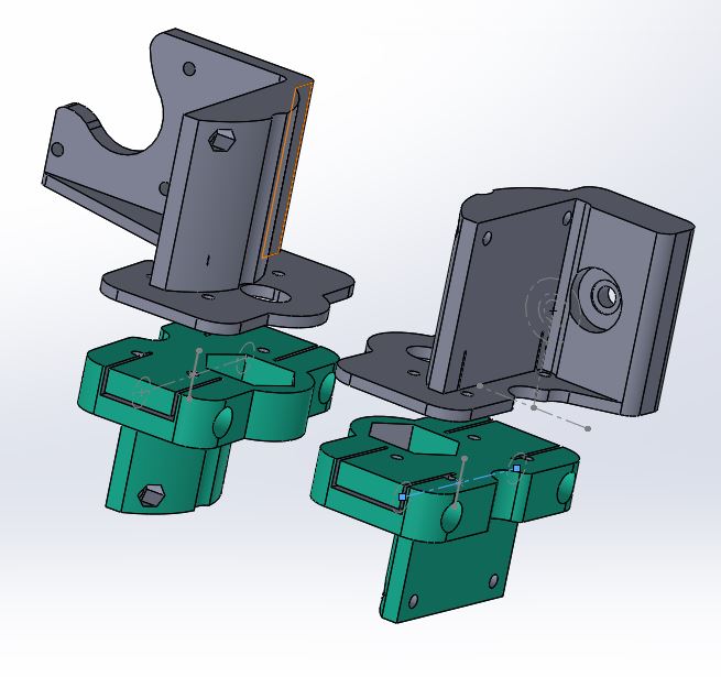 Bind-Reducing ACME Pillow Block X-Ends (Fully Customisable in SolidWorks_