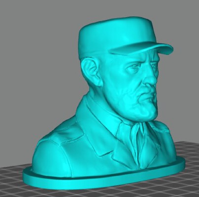 Fidel Castro Bust | 3d print model