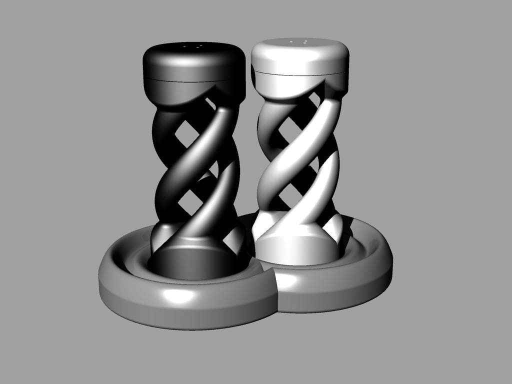 Spiral Salt & Pepper Shaker