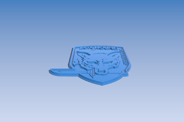 Metal Gear Solid Logo - Foxhound - Hi-Res | 3d print model
