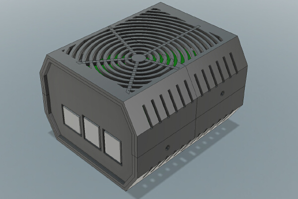 Enclosure for LoraWan TTN Gateway: Raspberry Pi + RAK831 | 3d print model