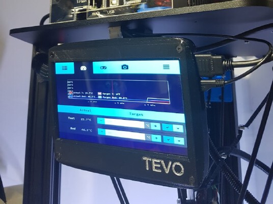 TEVO Little Monster 7'' Touch LCD Screen Housing | 3d print model