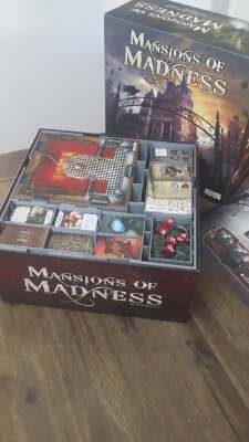 Insert for Mansions of Madness (FFG) base game + expansions storage | 3d print model