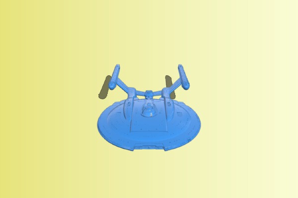 NX Class Starship | 3d print model