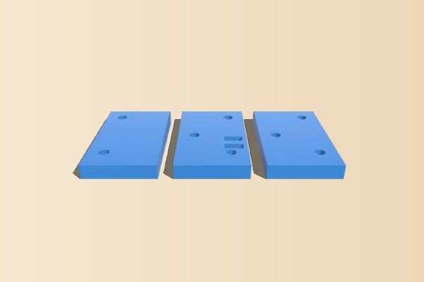 Printrbot Jr  X Axis Tensioner set | 3d print model