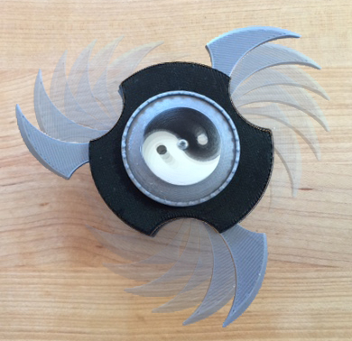 Geared flip open star | 3d print model