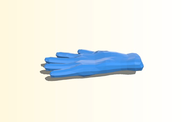 small hand | 3d print model