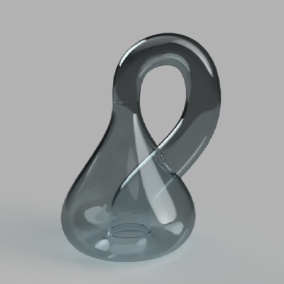 Klein Bottle (Whole and cut into Two Mobius Bands) | 3d print model