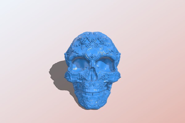 Fancy Skull | 3d print model