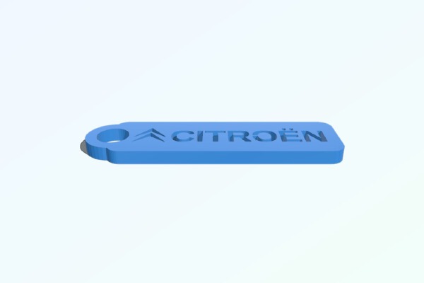 Citroen llavero | 3d print model