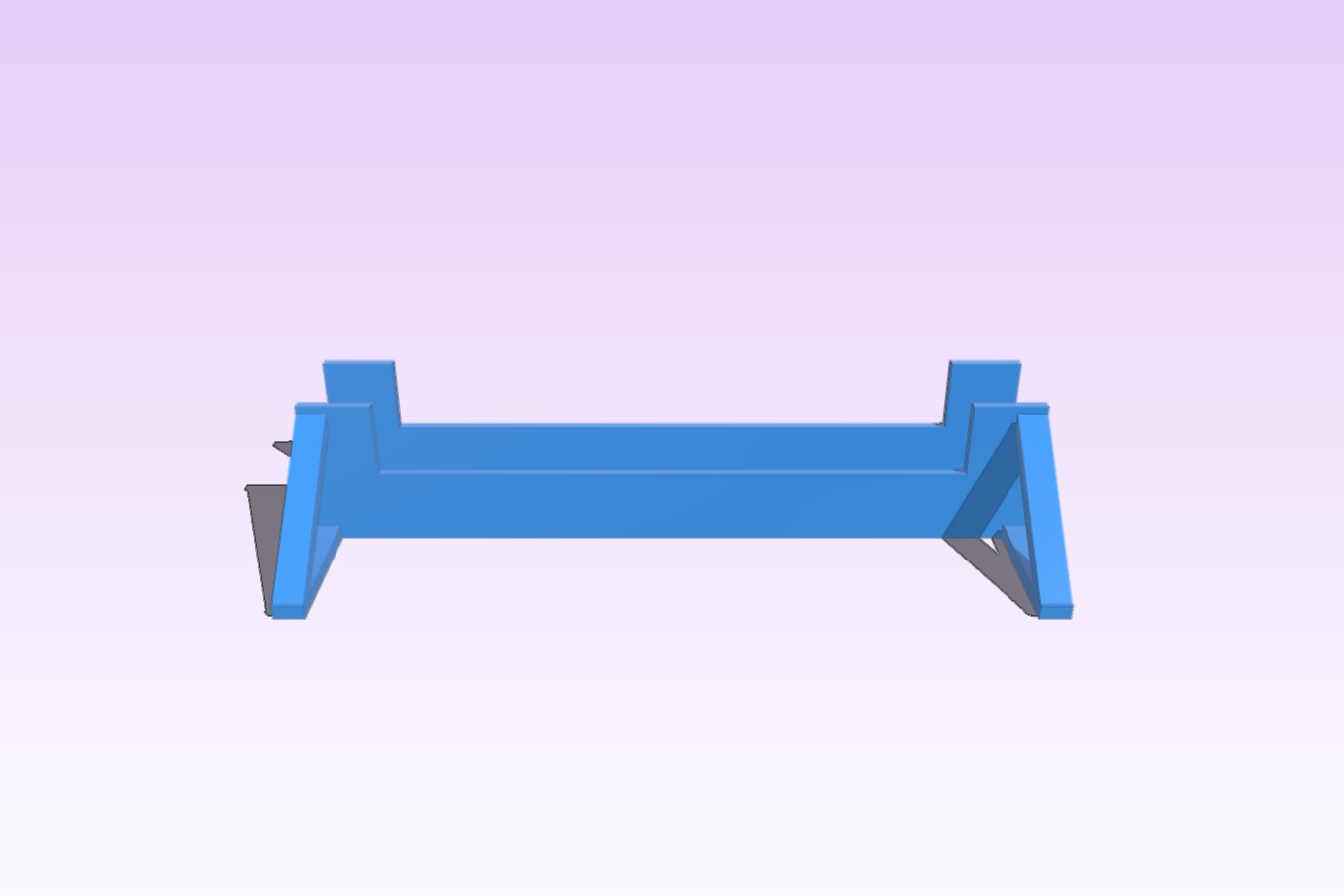 Upright laptop stand