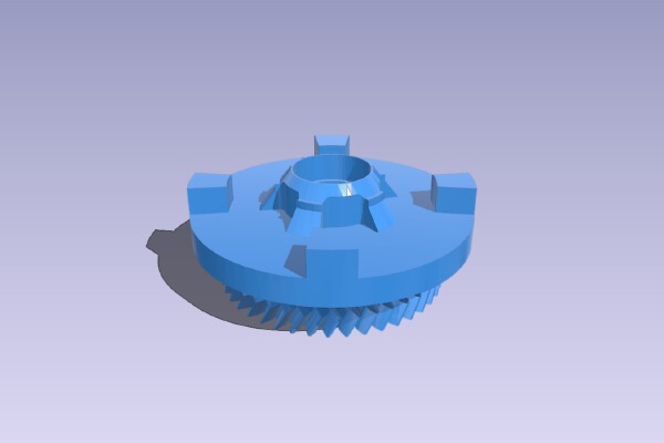 Makerbot Spool Gears for Filawinder | 3d print model