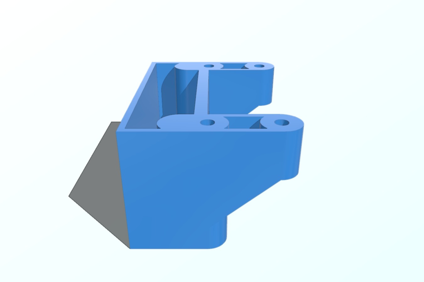 101hero lower rail stub - CAD Model