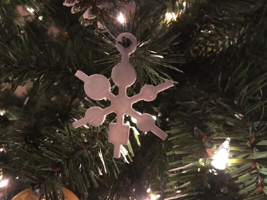 Random Abstract Snowflake Generator | 3d print model