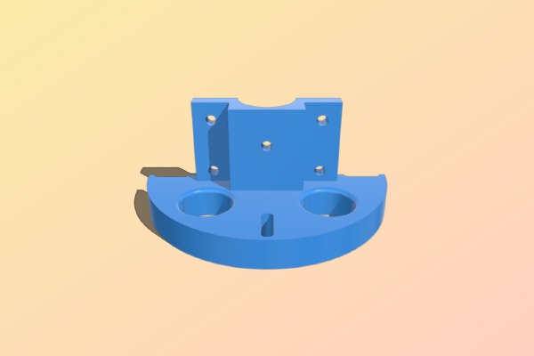 E3D sturdy nozzle holder | 3d print model