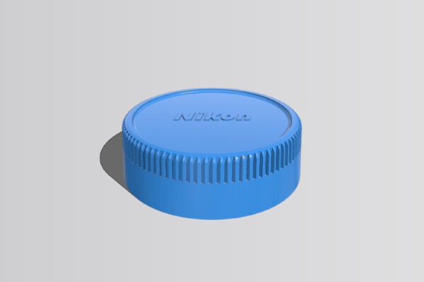 Nikon F-Mount Lens Back Cap (OEM Style) | 3d print model