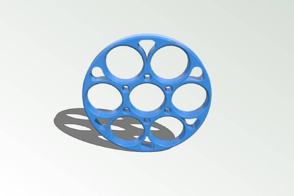 Six-Bearing Fidget Spinner | 3d print model