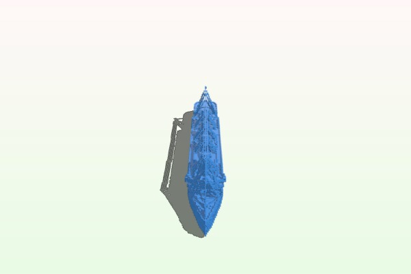Minecraft Titanic 2 | 3d print model