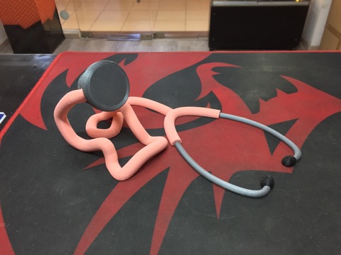 Stethoscope Smartphone Stand Color Remix | 3d print model