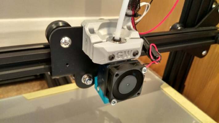 Heavy Duty E3D v6 Mount for Creality CR7 CR8 CR10 | 3d print model