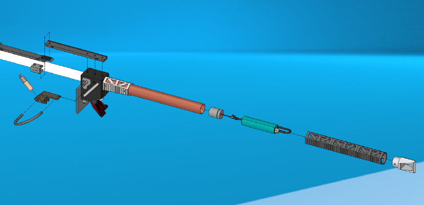 Ultrasaber - CQB Torch | 3d print model