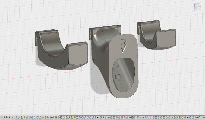 Tesla Cable Holder | 3d print model