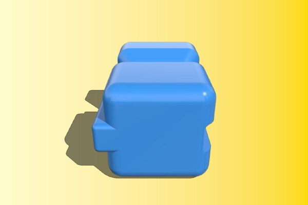 Tileable self watering planter | 3d print model