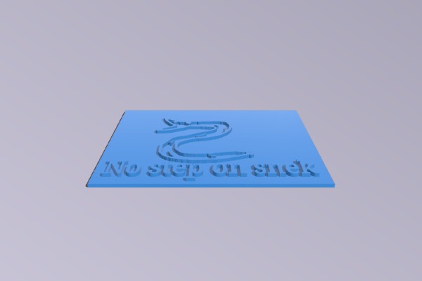 No step on snek | 3d print model
