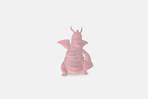 Dragonite (Pokemon) | 3d print model