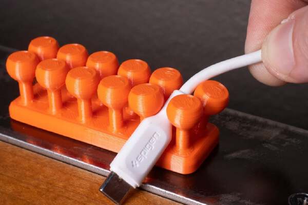 FLEXY-NUBS Magnetic Cable Holders (for the Holey Desk) | 3d print model