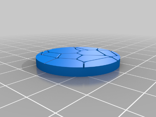 Irregular stone miniature bases (4 sizes) | 3d print model
