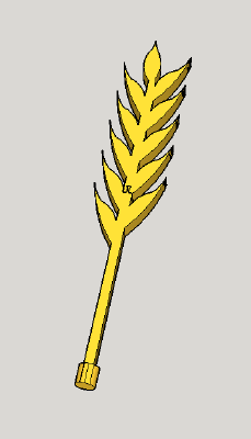 Artificial wheat | 3d print model