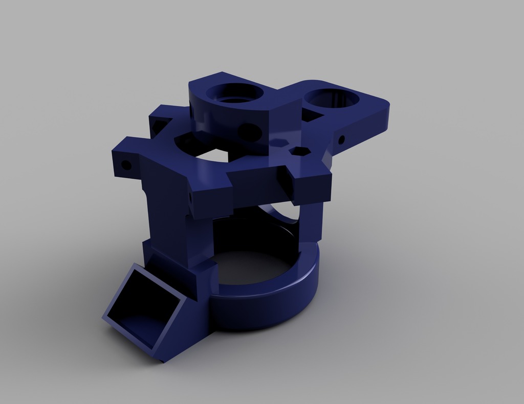 Upgrade Effector with round fan duct for Kossel _ Delta (D810)