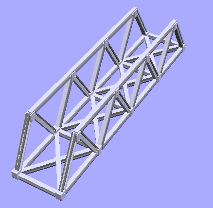 N-Scale 120mm long iron bridge