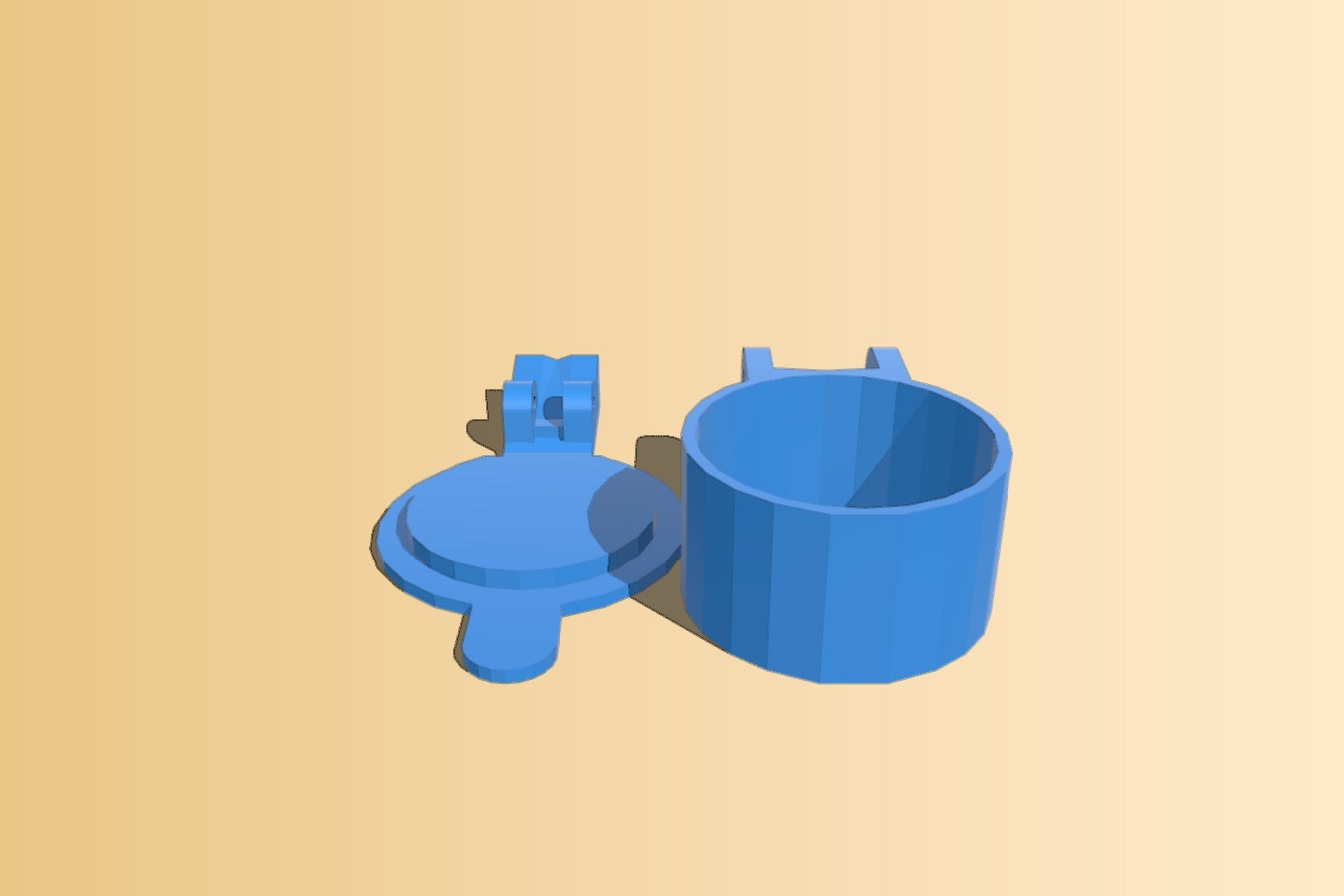40mm valve - End lid.