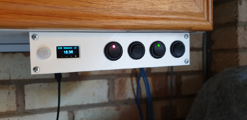 1U Work bench control panel | 3d print model