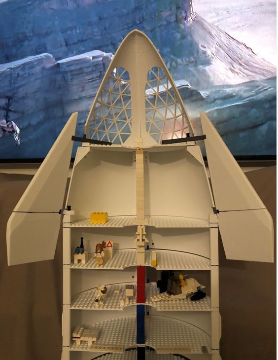 Lego SpaceX Starship Baseplate n18 (1_30 scale)
