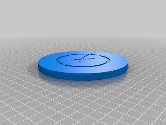 Space X landing platform QI charger | 3d print model