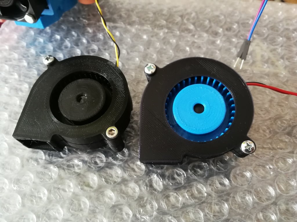 3D printed 5015 radial fan_blower