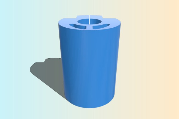 Dremel 400XPR to 65 mm Spindle Mount Adapter for DIY CNC router | 3d print model