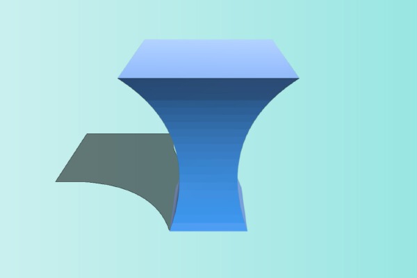 VaseNEdges configurable Vase with n edges | 3d print model