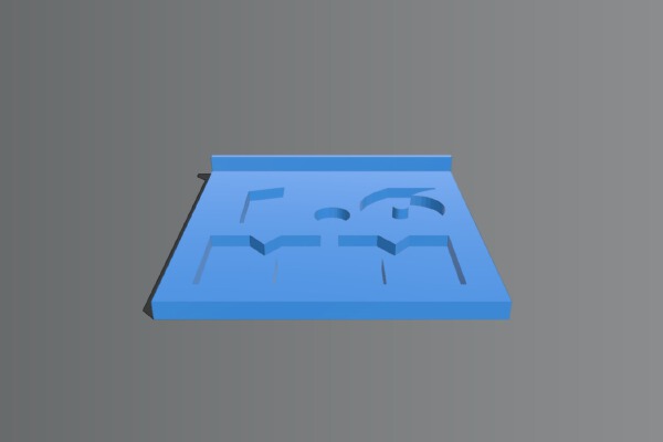 Track Saw Kerf Guides 0.5mm-6mm | 3d print model