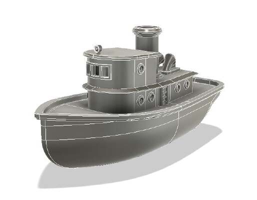 RC Tugboat | 3d print model