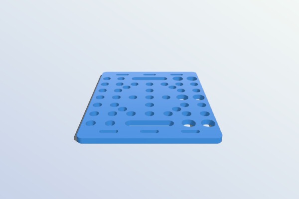 V-Slot universal plate "minified" STL | 3d print model